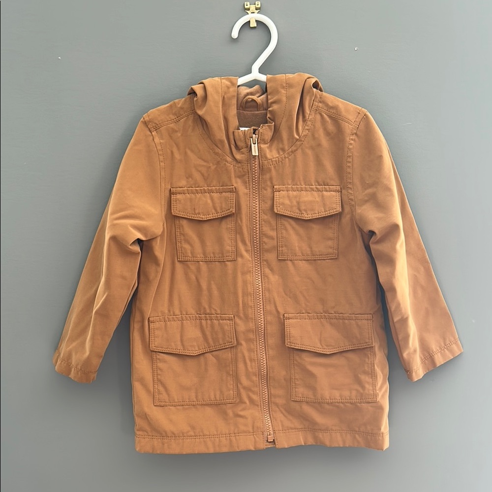 Tan Hooded Jacket size 4T
